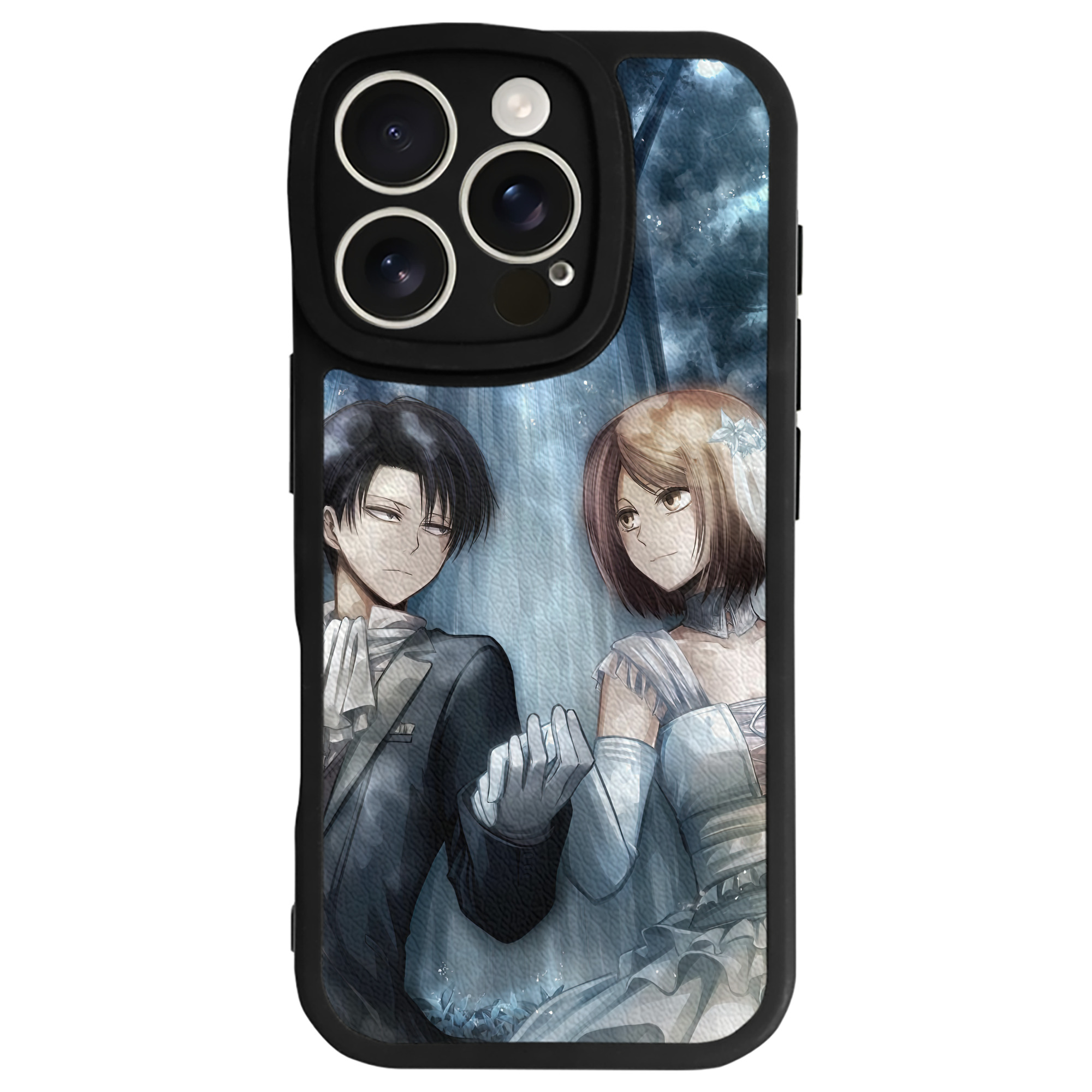 （画像用） 進撃の巨人 Attack on Titan 【iPhone 16シリーズ対応】シリコンスマホケース（レザー調） 材質：シリコン
